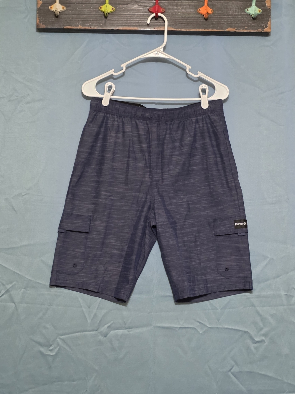 Hurley Boys Navy Cargo Shorts